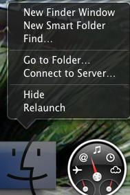 You can t force quit the Finder, but you can Relaunch the Finder, which sometimes helps