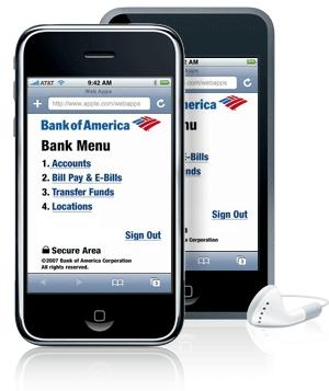 Mobile Banking Profile Bank of America Example Snapshot Access Platform: WAP/Browser Launch Date: March 2008 Handset: All mobile devices