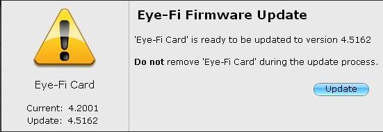 Insert the Eye-Fi card into the tablet (use the special Eye-Fi USB card reader). A Windows popup will appear asking what to do. Cancel this.