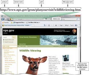 first page that a Web site displays Web pages provide links to other related Web pages Surfing the Web