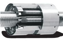 Two screw types are used: Ball screw Spindle This screw assembly consists of a thread and a nut