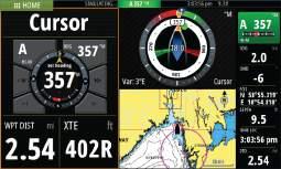 Autopilot tile in Instrument bar You can select to show the autopilot tile in the