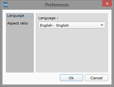 1.5. Preferences Clicking on the Preferences icon on the top right-hand corner and choose 'Preferences' option. Manage Language and Units of the software. 'Language' tab has following tools.