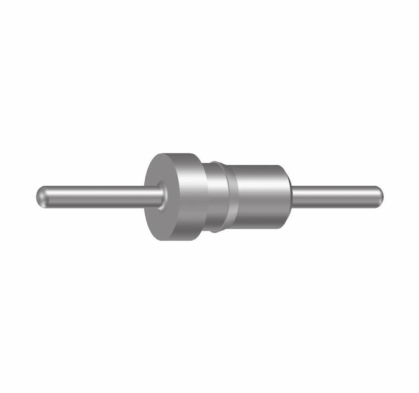 CONTACT TECHNOLOGY PIN PIN screw-machined pin contacts are the best choice for many applications: High quality, low dimensional tolerances Best surface of the mating end for applications requiring