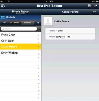 MobileVoice ipad Edition User Guide 3.3 Placing a Call Using the Dial Pad Clear the entire entry. Enter the phone number. Backspace.