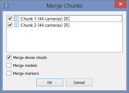 Select the chunks you would like to merge.