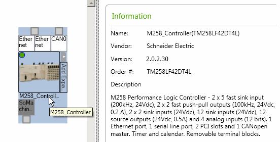 3. Creation of the Project Step Action 3 Rename this controller to M258_Controller.