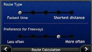 icn 700 series Reference Route Preferences You can enhance your navigation experience by modifying aspects of your route and route calculation.