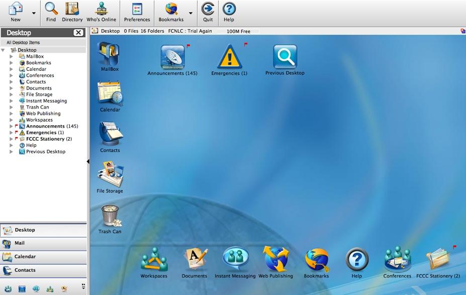 g. the icons are too big or too small, find out how to adjust them in Appendix 2. As the system develops you may find more folders on your desktop for various Conferences and Calendars.
