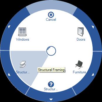 If you add a new folder with all it's necessary content, you will see a new radial menu in BIM content tool.