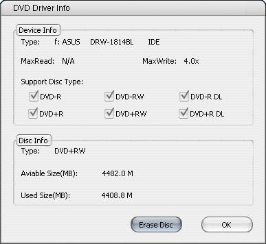 dural layer Disc, DVD+R Disc, DVD+RW Disc, DVD+R dural layer Disc.