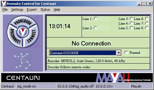 Introduction 1.3. Remote Control using Software All CENTAURI versions can be remote-controlled using a PC with the Windows 95/ 98/ME/ NT/2000 operating systems.