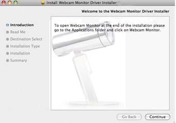MAC: instructions for installation of webcam monitor driver The Credential Cam is plug-and-play for all Mac users.