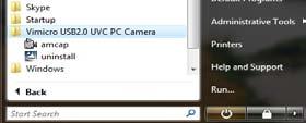 If the Credential Cam is not automatically selected, do so in the Devices menu. Select Venus USB 2.0 Camera.