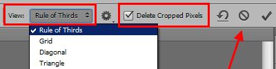 If necessary, do one of the following to adjust the cropping marquee: o To move the marquee to another position, place the pointer inside the bounding box, hold down the left mouse button and drag.