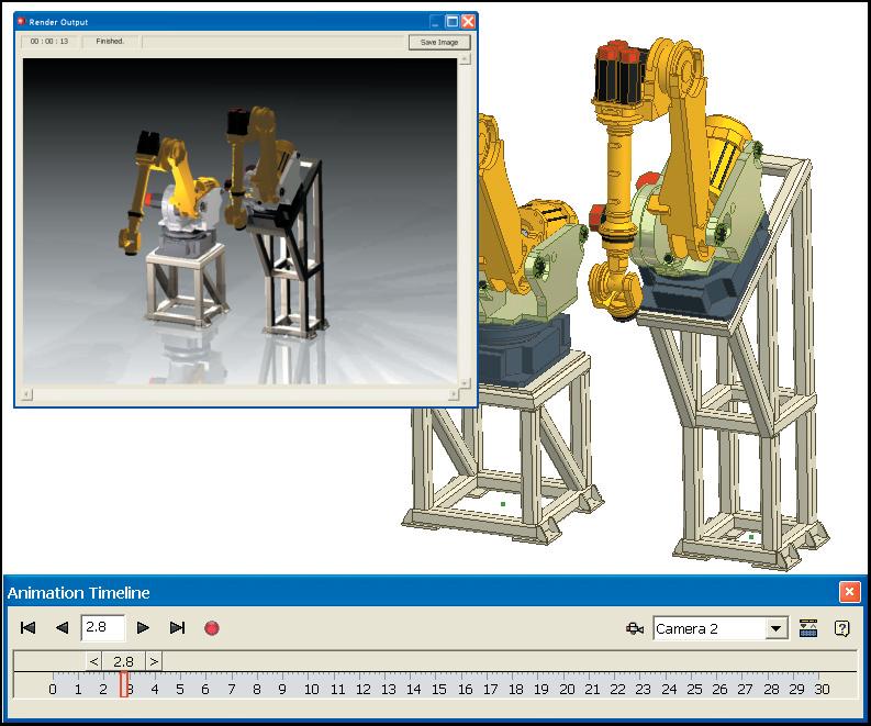 STEP import and export DWF publishing DWG import and export User-defined tasks Autodesk Inventor Studio Reduce prototyping costs by creating high-quality photorealistic renderings and animations.