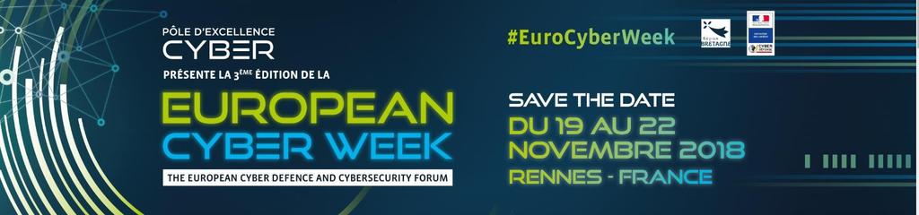 Monday & Tuesday : C&ESAR Conference on cybersecurity co-organised by the French Ministry of Army High-level plenary session Thursday : Thematic Day Health, Artificial intelligence & cybersecurity