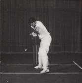 cricketer playing a