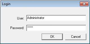 5 First Start 5.1 Logon ¾¾Start. The factory-set User is Administrator. The factory-set Password is admin. NOTICE Risk of abuse by unauthorized users!