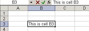 Formula Bar Shows the contents of a selected cell, whether it is plain text, numbers, or a calculation formula.