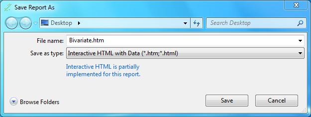 If your report contains a feature that is not supported, you ll see a warning in the dialog, as shown in Figure 5.