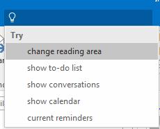 Tell Me In Outlook 2016 and 2019, the Ribbon contains the text "Tell me what you want to do.