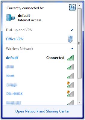 AirPort Network Connection menu will appear Figure 11-11 Step 2: Highlight and select
