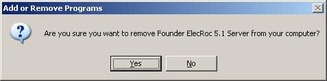 Install Founder ElecRoc database, and various kinds of profiles. 2. Choose Start > Settings > Control Panel > Add or Remove Programs > Founder ElecRoc 5.