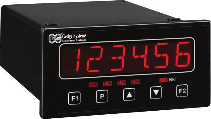 GS100P Weighing Controller 1 This intelligent weighing controller comes precalibrated to suit either a 4-wire or a 6-wire strain gauge input, and has a number of advanced functions designed