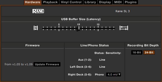 Additional Setup Hardware Playback This section covers general preferences and adjustments you can make to improve the performance of Scratch Live.