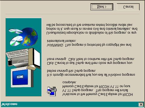 4. SOFTWARE INSTALLATION IMPORTANT 1. If you are installing the software on a Windows NT 4.