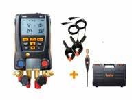 Perfect for efficient service: Digital manifolds testo 550 and testo 557.