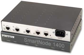 SmartNode 1000 and 2000 Series Getting Started Guide 1 General Information SmartNode 1400 description The SmartNode Model 1400 (see figure 5) is a compact voice/data access device that supports four