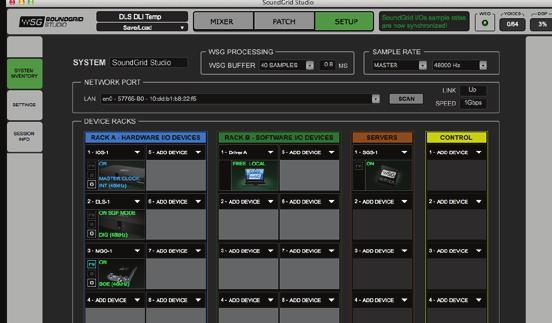 Typical Uses DiGiGrid MGO and MGB interfaces may be used in both SoundGrid and Native configurations, as follows: SoundGrid: In a SoundGrid configuration, the MGB or MGO interface is