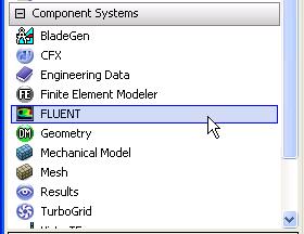 Gettng Started Wth FLUENT n Workbench 1.3.2 Creatng FLUENT-Based Component Systems Smlarly, you can create a FLUENT-based component system n Workbench by doubleclckng FLUENT under Component Systems.