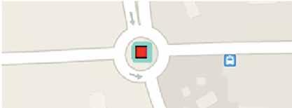 10. Click the Locate button to display the new intersection on the map interface.