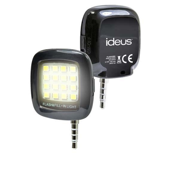 y Up to 40 minutes of continuous light. y Rechargeable battery.