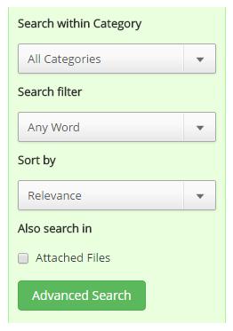Search For: You can select in between Articles/News/Categories from the drop-down list. By ID: If you know the ID of article/news/category you are searching for, type in the ID number.