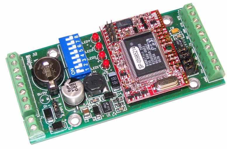 Main Processor Board DIP switches Programming Header Pin 1 J3 Port C J2 Ports B and D AC/DC