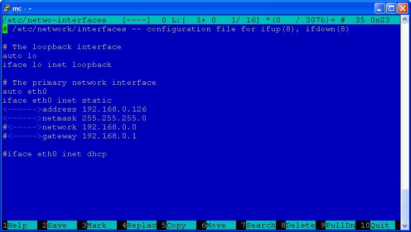 Run a Telnet session and start the editor mcedit which is part of the Linux.