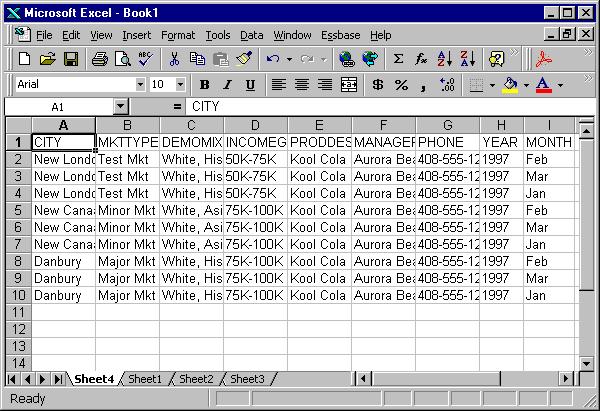 Chapter 9 Specifying Column Ordering Columns are displayed in a report left to right in the order in which they are listed top to bottom in the list box of the Drill-Through Reports dialog box.