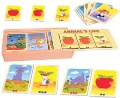 (Set Of 6) Magnetic Puzzle - Animals