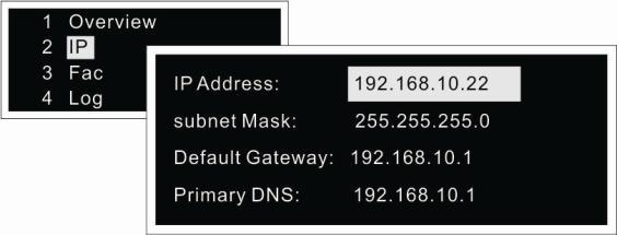 IP address Configuration The IP Setting options offer two methods of network configuration, Static and DHCP.