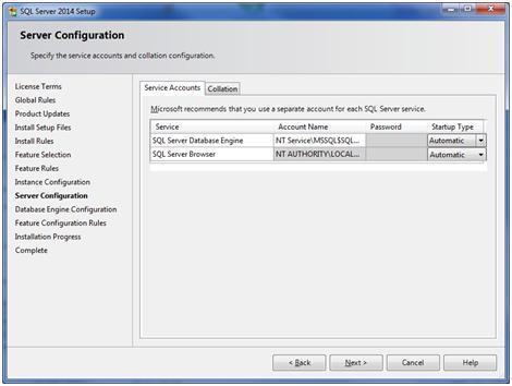 Choose "Mixed Mode (SQL Server authentication and Windows authentication)".