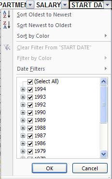Select the item that records must match in order to be included in the filtered table. 7. Repeat for other fields if other filters are to be applied. 8.