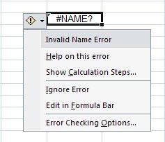 Using Range Names If you accidentally delete a name to which a formula refers, the formula can no longer calculate correctly; the