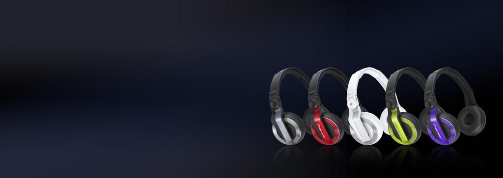 HDJ-500: Style WITH substance 40 mm driver unit For optimal sound quality Interchangeable cords Easily adapt headphones for listening on the move Rich,