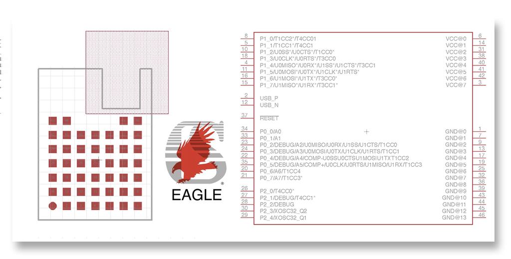 available for common ECAD packages such as Altium, KiCad, Eagle.