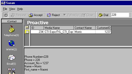 Multimedia Contact Handling Contact Handling Procedures - Page 21 Request Mode In Request Mode, all contact requests will arrive on the desktop as single entries, in the order in which they have been
