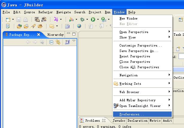 一. 准备开发环境 Jbuilder 2007 开发 EJB3.0 Entity 罗代均 ldj_work#126.com 2007 年 8 月 Jbuilder 2007, 新版 JBuilder2007 基于 Eclipse 平台, 与以往的 JBuilder 版本完全不同.